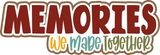 Memories We Made Together - 6 Frames - Scrapbook Page Layered Overlay Kit