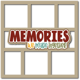 Memories We Made Together - 6 Frames - Scrapbook Page Layered Overlay Kit