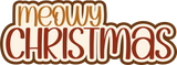 Meowy Christmas - 3 Frames - Scrapbook Page Layered Overlay Kit