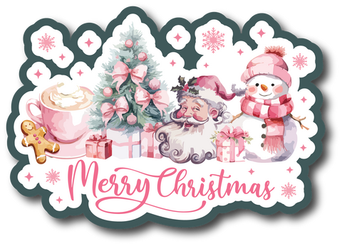 Merry Christmas - Scrapbook Page Title Sticker