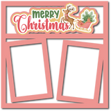 Merry Christmas - Scrapbook Page Layered Overlay Kit