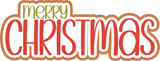Merry Christmas - 4 Frames - Scrapbook Page Layered Overlay Kit