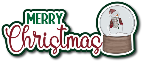 Merry Christmas - Scrapbook Page Title Sticker