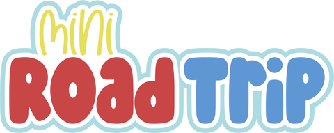 Mini Road Trip - Scrapbook Page Title Sticker