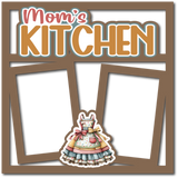 Mom's Kitchen - 2 Frames - Scrapbook Page Layered Overlay Kit