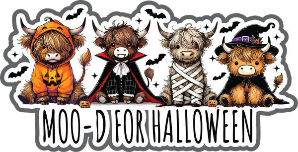MOO-D for HALLOWEEN - Scrapbook Page Title Sticker
