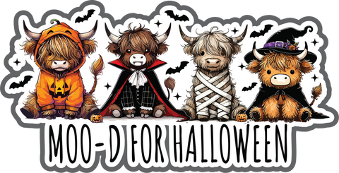 MOO-D for HALLOWEEN - Scrapbook Page Title Sticker
