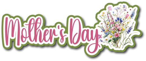 Mother's Day - Scrapbook Page Title Sticker