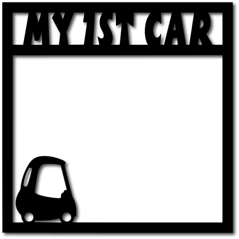My 1st Car - Digital Cut File - SVG - INSTANT DOWNLOAD