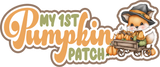 My 1st Pumpkin Patch - 5 Frames - Scrapbook Page Layered Overlay Kit