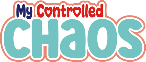 My Contolled Chaos - Scrapbook Page Title Die Cut