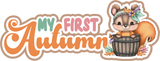 My First Autumn - 5 Frames - Scrapbook Page Layered Overlay Kit