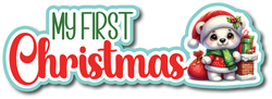 My First Christmas - Scrapbook Page Title Sticker