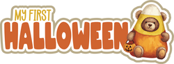 My First Halloween - Scrapbook Page Title Sticker