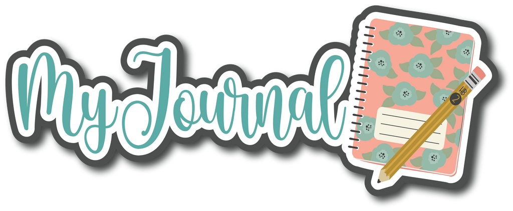 My Journal - Scrapbook Page Title Sticker – Autumn's Crafty Corner