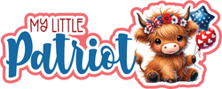 My Little Patriot - Scrapbook Page Title Sticker