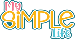 My Simple Life - Scrapbook Page Title Sticker