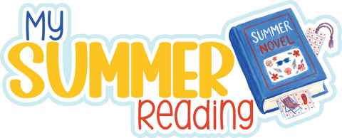 My Summer Reading - Scrapbook Page Title Die Cut