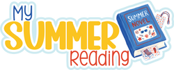 My Summer Reading - Scrapbook Page Title Sticker