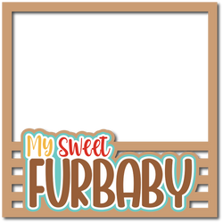 My Sweet Furbaby - Scrapbook Page Layered Overlay Kit