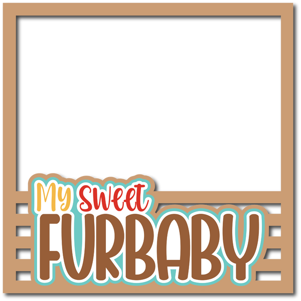 My Sweet Furbaby - Scrapbook Page Layered Overlay Kit