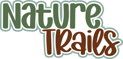 Nature Trails - Scrapbook Page Title Die Cut