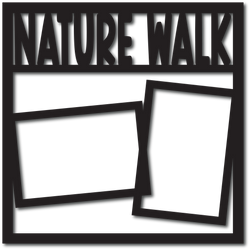 Nature Walk - 2 Frames - Digital Cut File - SVG - INSTANT DOWNLOAD