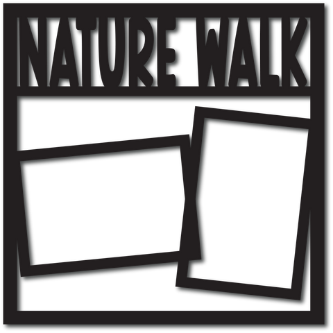 Nature Walk - 2 Frames - Digital Cut File - SVG - INSTANT DOWNLOAD