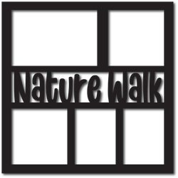 Nature Walk - 5 Frames - Digital Cut File - SVG - INSTANT DOWNLOAD