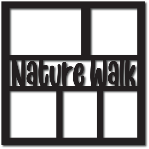 Nature Walk - 5 Frames - Digital Cut File - SVG - INSTANT DOWNLOAD