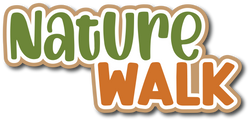 Nature Walk - Scrapbook Page Title Sticker
