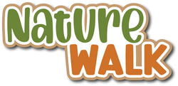 Nature Walk - Scrapbook Page Title Die Cut