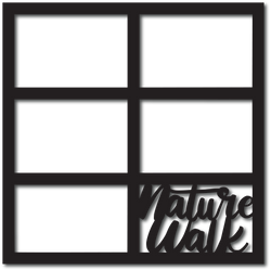 Nature Walk - 6 Frames - Digital Cut File - SVG - INSTANT DOWNLOAD