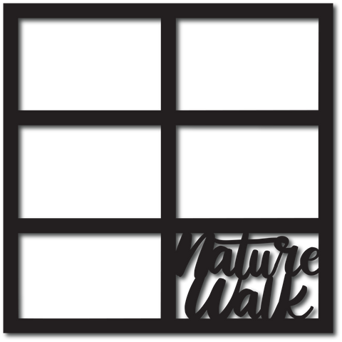 Nature Walk - 6 Frames - Digital Cut File - SVG - INSTANT DOWNLOAD