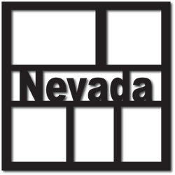 Nevada - 5 Frames - Digital Cut File - SVG - INSTANT DOWNLOAD
