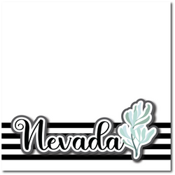 Nevada - Printed Premade Scrapbook Page 12x12 Layout