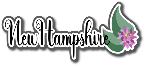 New Hampshire - Scrapbook Page Title Sticker