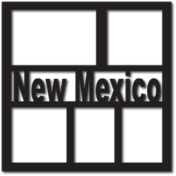 New Mexico - 5 Frames - Digital Cut File - SVG - INSTANT DOWNLOAD