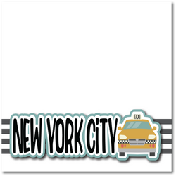 New York City  - Printed Premade Scrapbook Page 12x12 Layout