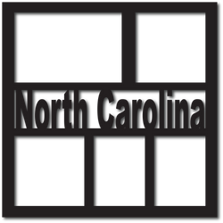 North Carolina - 5 Frames - Digital Cut File - SVG - INSTANT DOWNLOAD