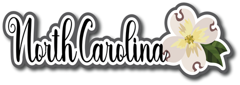 North Carolina - Scrapbook Page Title Sticker