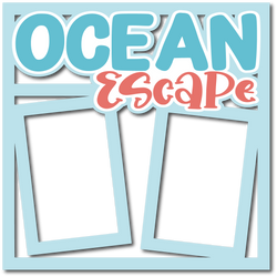 Ocean Escape - Layered Overlay - Digital Cut File - SVG - INSTANT DOWNLOAD