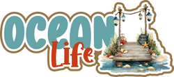 Ocean Life - Scrapbook Page Title Die Cut