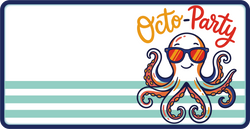 Octo-Party  - Scrapbook Page Title Die Cut