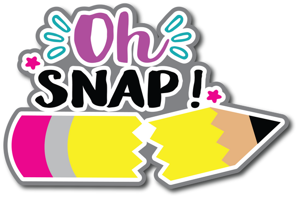 Oh Snap! - Scrapbook Page Title Sticker