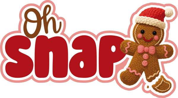 Oh Snap - Scrapbook Page Title Sticker