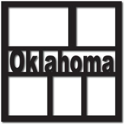 Oklahoma - 5 Frames - Digital Cut File - SVG - INSTANT DOWNLOAD