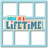 Once in a Lifetime - 6 Frames - Scrapbook Page Layered Overlay Kit