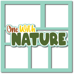 One with Nature - Layered Overlay - Digital Cut File - SVG - INSTANT DOWNLOAD