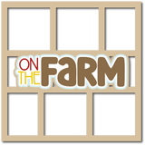 On the Farm - 6 Frames - Scrapbook Page Layered Overlay Kit